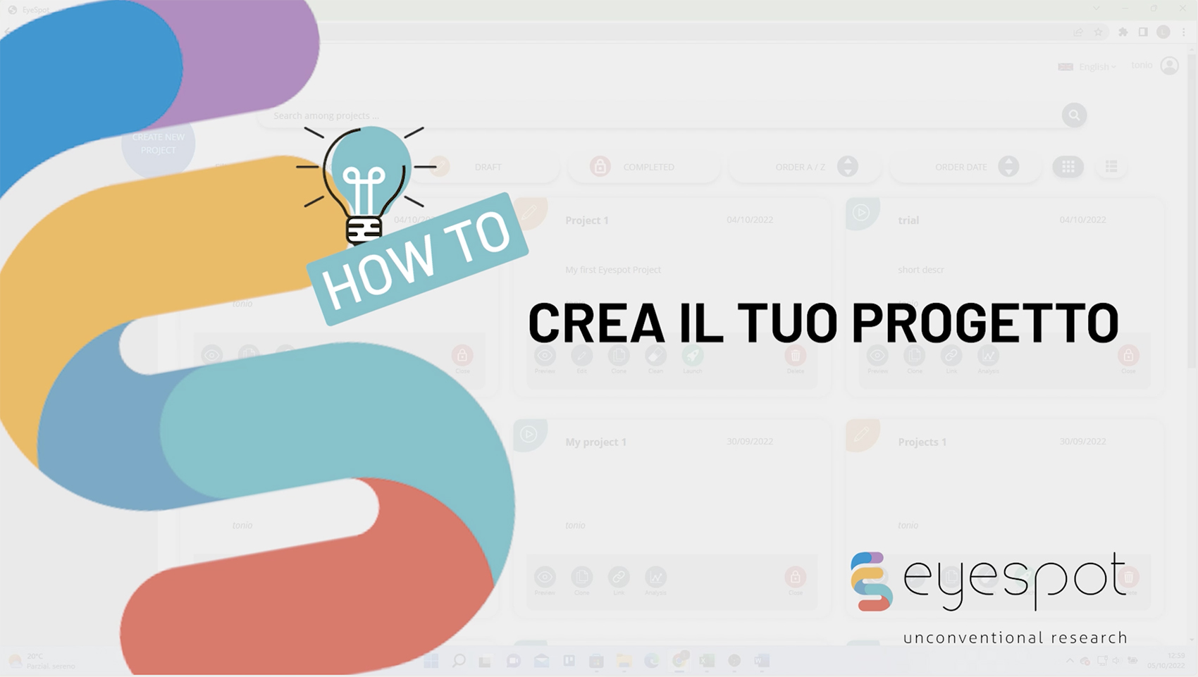 01 - Crea il tuo progetto